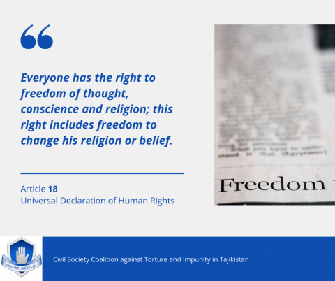 everyone has the right to freedom of thought conscience and